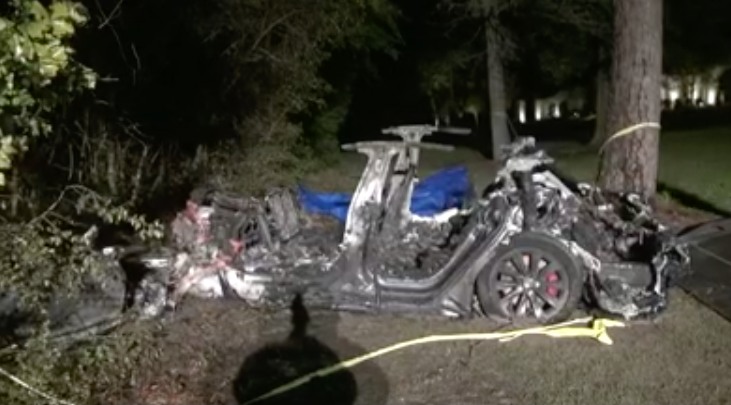 Tesla Crash: ‘No One Driving’ Vehicle In Fiery Collision That Left Two ...